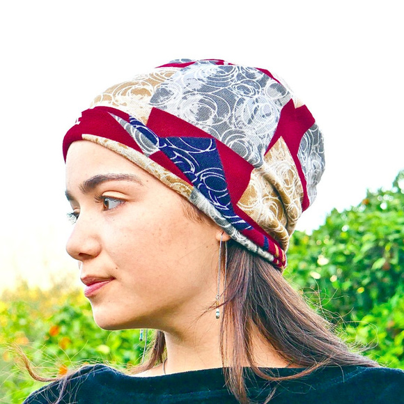 Accessories - Red Love Slouchy Beanie